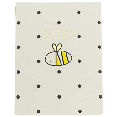 Imagem de Graphique Notas de bolso Busy Bee – Caderno de bolso com adoráveis notas forradas "What's The Buzz", caixa de abelha magnética combinando e enfeitada com folha dourada, 75 páginas coloridas, 7,6 cm x 10,16 cm