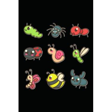 Imagem de Bugs Insect Ladybug: Journal/Notebook/Diary, 120 Blank Lined Pages, 6 x 9 inches, Matte Finish Cover, Great Gift For Kids And Adults