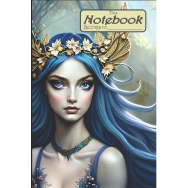 Imagem de Guardian of Fall: Beautiful Portrait Digital Cover Art, Black, 120 lined pages, Notebook