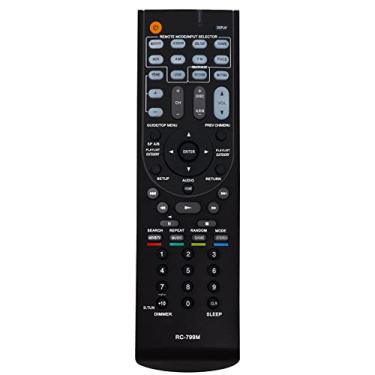 Imagem de Controle remoto RC-799M 24140799 para receptor AV Onkyo HT-R391 HT-R548 HT-R558 HT-R590 HT-R591 HT-RC330 HT-RC430 HT-S3500 HT-S5400 HT-S5500 0 TX-SR. 309 TX-SR313 HTR391 HTR548 HTR558 HTR590