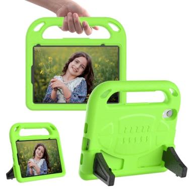 Imagem de YWYNI Capa para iPad Mini 7 (A17 Pro) 2024 21.1 cm para crianças, capa protetora durável à prova de choque para Apple iPad Mini 6ª geração 2021 (modelo: A2567 A2568 A2569) - verde