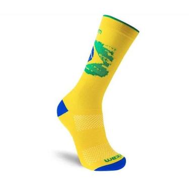 Imagem de Meia para bike e running - RIKAM, 39 a 43, Amarelo