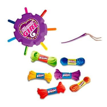 Imagem de Kit Bracelete Pulseiras Coloridas Acessório Montar DIY - ShopMix