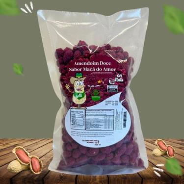 Imagem de Amendoim Doce Caramelizado Sabor Maçã do Amor - Premium 450gr Suculent