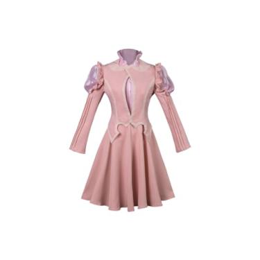 Imagem de CosFantasy Cosplay Costume Dress Womens Pink Jacket Skirt Suit Shirt 3 Piece Size S
