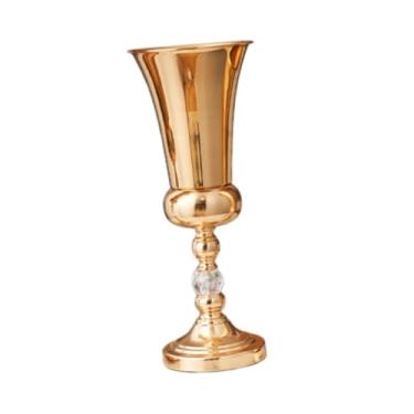 Imagem de XLWLLNJ Arranjos de flores de trompete de flores de casamento Arranjos de flores decorativos decoração central moderna para casa para o corredor da festa da, M