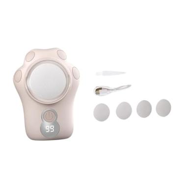 Imagem de harayaa Pés elétricos Removedor de calos Pedicure Feet Care Tool Woman and Man Recarregable portátil Pedra Fodificador de Arquivo para Casa Pessoal, Rosa