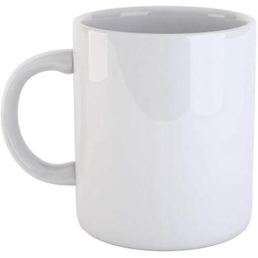 Imagem de Canecas de Porcelana para Sublimação, 325ml, Branca, 12 Unidades
