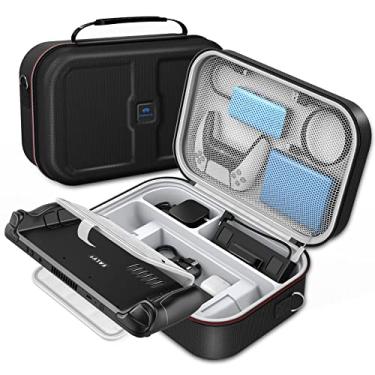 Imagem de SteBeauty Steam Deck Case 2023 Upgrade, Estojo De Transporte Para Console Steam Deck E Acessórios, Estojo De Viagem Steam Deck Com Adaptador Ca Integrado, Carregador E Armazenamento, Grande Capacidade