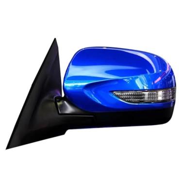 Imagem de Espelho retrovisor externo do carro, acessórios para Subaru Forester 2011 2012, pisca-pisca LED aquecido, espelho lateral dobrável automático 9 pinos(9 Wire Left-03)