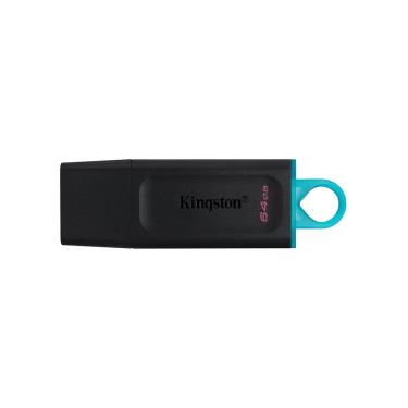 Imagem de Pen Drive Kingston Dtx 64gb Usb 3.2 Preto E Azul Dt Exodia