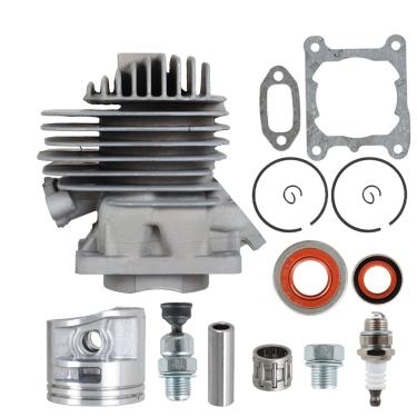 Imagem de Timunr Kit de junta de pistão de cilindro de 44,7 mm de substituição para motosserra Stihl MS261 MS261C MS 261