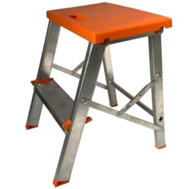 Imagem de Escada De Banco Em AlumíNio 1 Degrau + Abertura 42 Cm