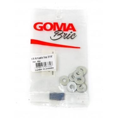 Imagem de Kit Arruela Lisa Goma com 10 Peças 3/16`` 20g