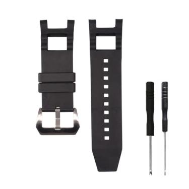 Imagem de Senphyton Pulseira de reposição para Invicta Subaqua Noma III - Pulseira de relógio de silicone de borracha macia e durável - Pulseira de relógio Invicta, Preto, 28mm x 4mm, Moderno