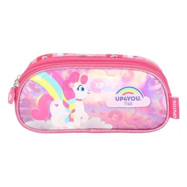 Imagem de Estojo Escolar Triplo Unicornio Up4you
