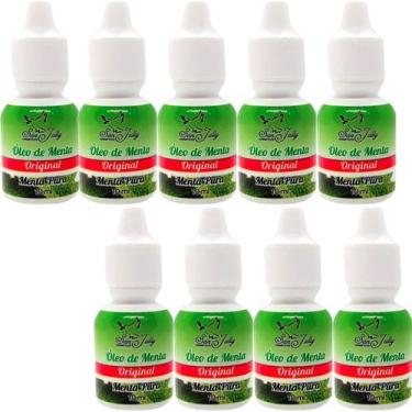 Imagem de Óleo de Menta San Jully Menta Pura Frasco 10ml Kit 9 Unidades