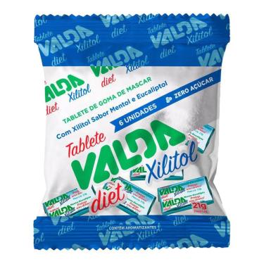 Imagem de Goma de mascar valda diet com 6 tabletes
