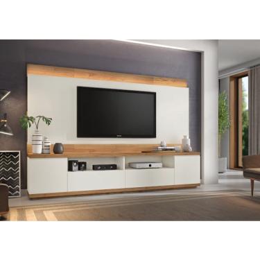 Imagem de Home para sala de tv moderno 2,70m de largura Rubi - Móveis Montanhês