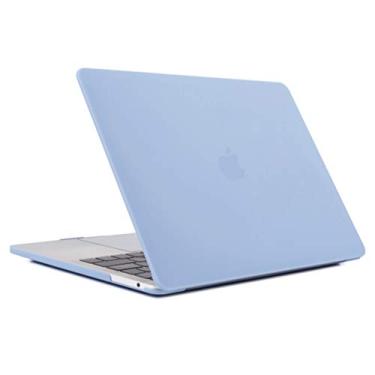 Imagem de Capa rígida para MacBook Pro de 13 polegadas, compatível com os modelos 2016-2019 A2159 A1989 A1706 A1708, com/sem Touch Bar (Azul Ar)