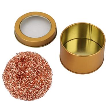 Imagem de Aço Inoxidável Solda de Ferro Limpador Bola de Limpeza de Arame, Aço Inoxidável, Estende a Vida de Ferro de Solda (com) Adequada para a Limpeza da Cabeça de Ferro de Solda