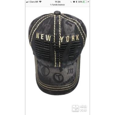 Imagem de Boné Aba Curva Trucker Aberto Snapback  Nyc Pronta Entrega tecido lava