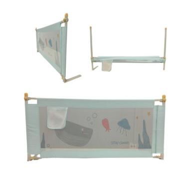 Imagem de Grade de Cama Proteção Infantil Idosos Bebê Formato em D - Pluggei Sel