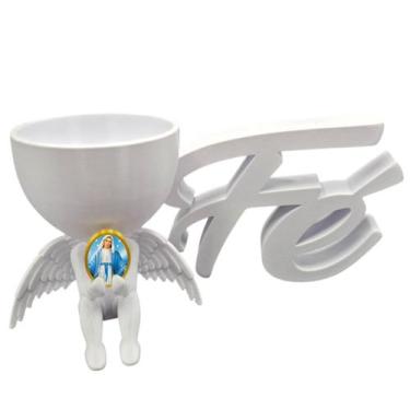 Imagem de Vasinho Imagem Nossa Senhora das Graças Decoraçao Fe Foto - Point da F