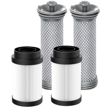 Imagem de MengTiger Kit de peças de reposição para aspirador de pó Tineco Pure ONE S15/S15 Essentials/S15 Pet Ex, 2 pré-filtros 2 filtros HEPA
