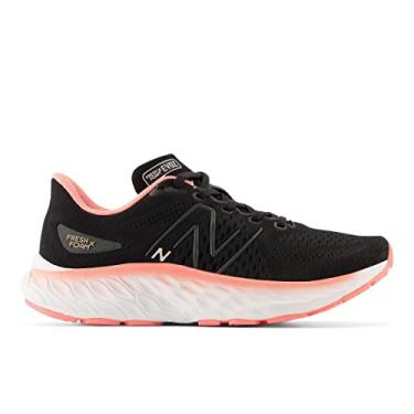 Imagem de New Balance Fresh Foam X Evoz V3 Tênis de corrida feminino, Preto/Blacktop/Toranja, 38