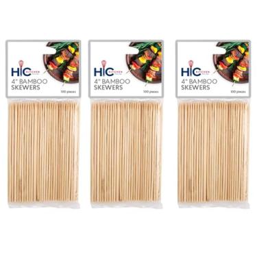 Imagem de Espetos de bambu para churrasco, cabob e grelha HIC