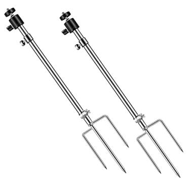 Imagem de AVCMOTO Suporte para câmera de caça e trilha, suporte de câmera de trilha, conexão de parafuso universal ajustável de 360 graus 1/4 pol. - 20 (6 mm), para luzes de pesca noturna, painéis solares, etc