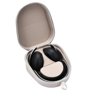 Imagem de Hzycwgone Capa de viagem para fone de ouvido sem fio PlayStation Pulse Elite, bolsa de armazenamento portátil para PS5 Pulse Elite Cable Adapter Accessories (cinza)