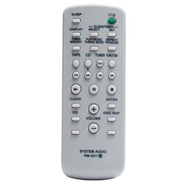 Imagem de Controle remoto de substituição RM-SC1 aplicável ao sistema estéreo Sony Mini Hi-Fi MHC-GX450 CMT-NE3 MHC-GX250 MHCGX450 CMTNE3 MHCGX250