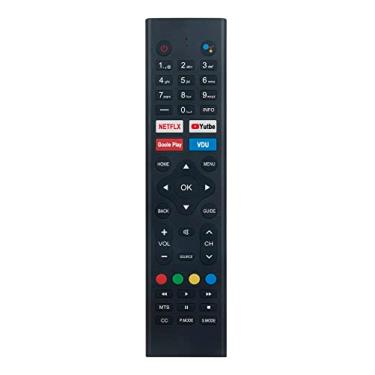 Imagem de Controle remoto de voz substituído KT1946-HG para Smart TV Sceptre Android A435BV-FSRC A322BV-SRC A328BV-SRC A558CV-UMC A658CV-U A515CV-UMC A518CV-UMC A550CV-UMC A650CV-UMC A650CV-UMC V-UMC