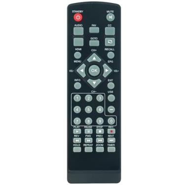 Imagem de Controle remoto de substituição compatível com caixa conversor de TV digital Ematic AT103B