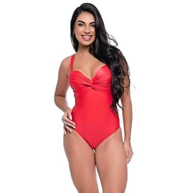 Imagem de Maiô Feminino Com Bojo Transpassado Modela Cintura e Busto - HYPE MODA