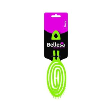 Imagem de Escova cabelo bellesa super flex oval neon - diversas cores