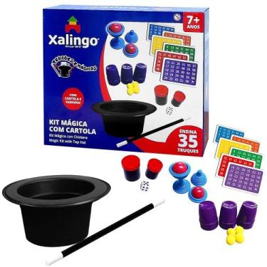 Imagem de Kit de Mágica com Varinha e Cartola 35 Truques Original - DCL