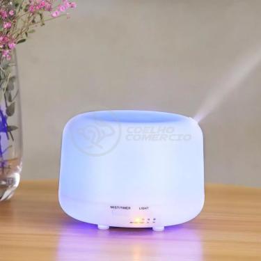 Imagem de Aromatizador Umidificador Eletrônico Luz De Led Rgb 300ml 19