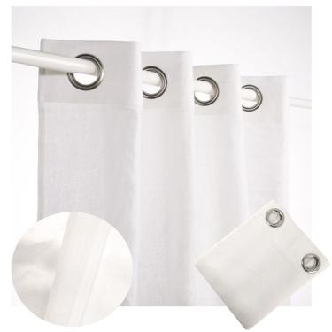 Imagem de Cortina Dupla Camada 8 Furos Voil Voal 1.40X2.60M Casa Janela Porta