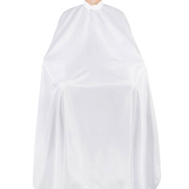 Imagem de Capa De Corte Barbeiro E Cabeleireiro De Microfibra 2,10 Metros Branca