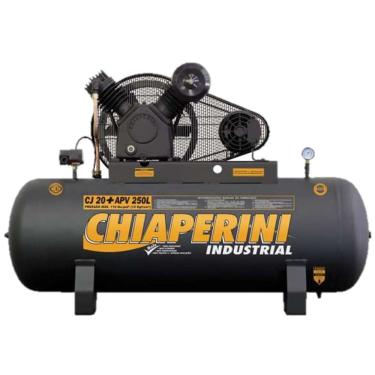 Imagem de Compressor Chiaperini Cj 20+ Apv 250 Lts 175 Lbs 5 Cv Mono