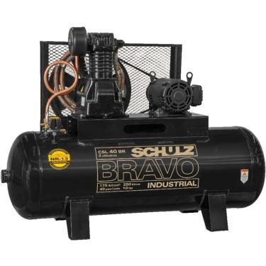 Imagem de Compressor Schulz Csl 40 Bravo 250 Lts 175 Lbs 10 Cv Trif. I