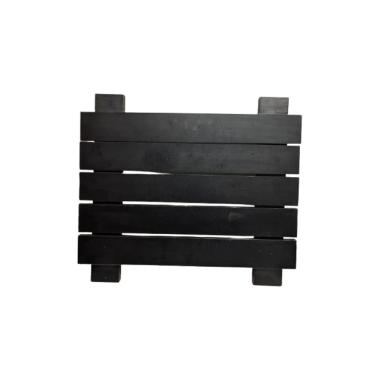 Imagem de Painel Canaletado Modular 50x50 Cm Preto