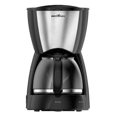 Imagem de Cafeteira Elétrica Britânia BCF32A 30 Xícaras Preto E Inox 220V