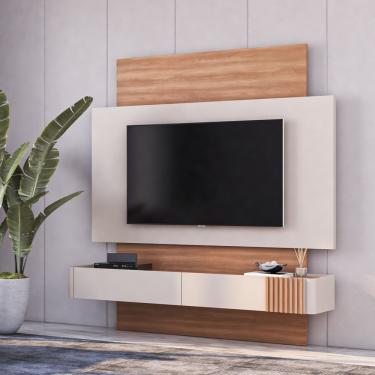 Imagem de Painel Para Tv Até 60 Polegadas 2 Portas Kobe Yescasa Arenas- Frejó