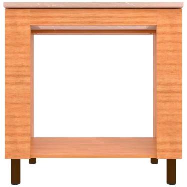 Imagem de Balcão Bartira Cristal Mdp 15mm Para Cooktop E Forno Lâmina Mel