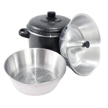 Imagem de Jogo de Panelas 3 Peças Tampa de Alumínio Preta maçãSTORE