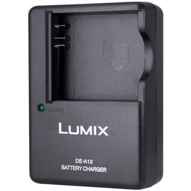 Imagem de Hostorch Carregador De Bateria De-A12B Compatível Com Câmera Panasonic Lumix Cga-S005E Cga-S005 Dmw-Bcc12 Cga-S005Gk Fordmc- Fx3 Fx8 Fx9 Fx10 Fx12 Lx1 Lx2 Lx3 Lx9 Fx50 Fonte Alimentação